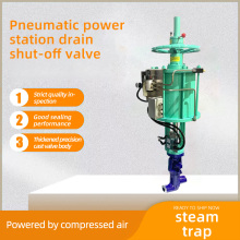 Supapă de închidere a scurgerii centralei electrice pneumatice