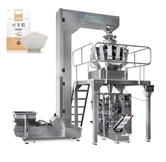 Automatic Multihead Combination Weigher for Food Packaging: Corn, Nut, Rice, and Granule Machines