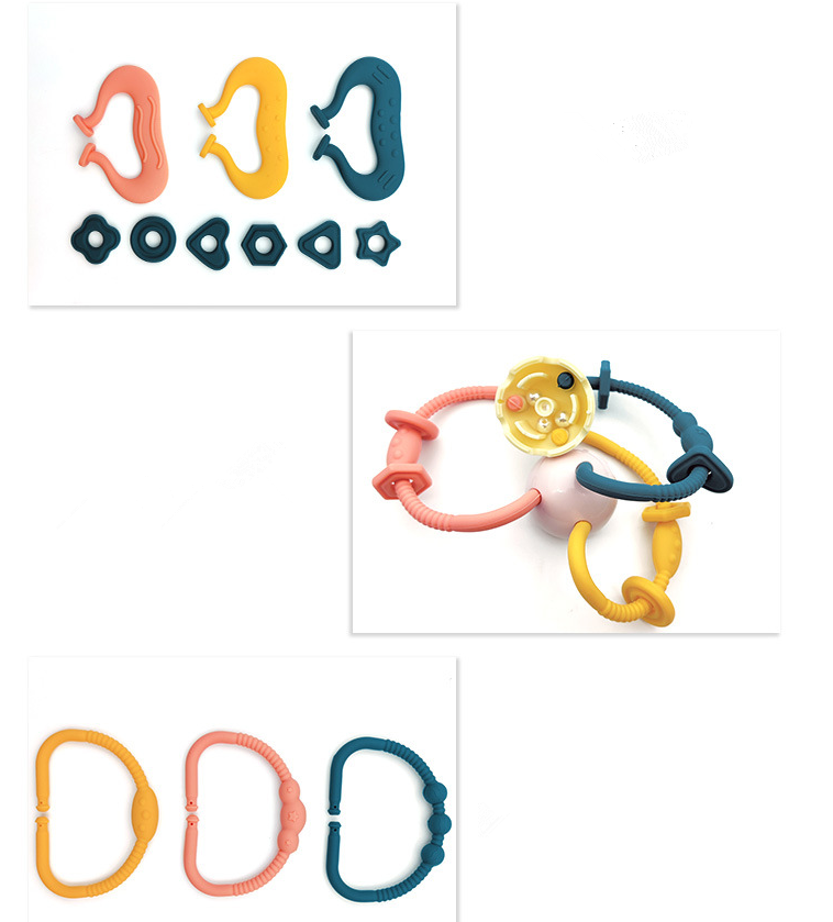 Silicone Rattles Teething Ball Toys
