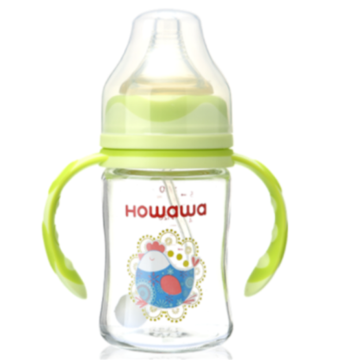 10oz Botol Susu Bayi Dengan Gagang