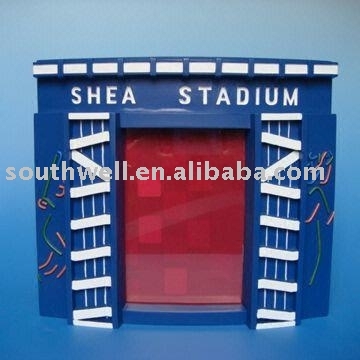 photo frame with mini stadium,polystone crafts,resin gifts