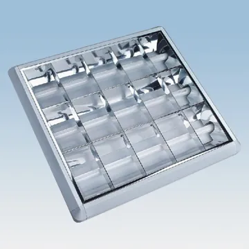 T8 Surface Fluorecent Louver Fitting Grille Lamp 4x18W 60x60