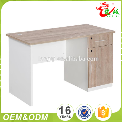 Latest design environmental-friendly melamine simple office furniture industrial style office desk