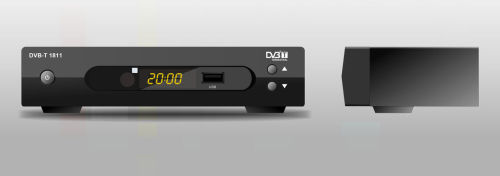 Mepg2 Mepg5 Sd Dvb-t Digital Receiver Set Top Box With Pvr, Multimedia Playing