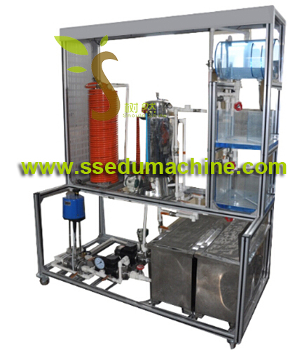 Three Tank Water Control System Trainer Didactic Equipment