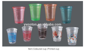 Colored And Printed Printed PLastic Disposable Drinking Cups Party Home & Garden Eco-friendly Drinkiware