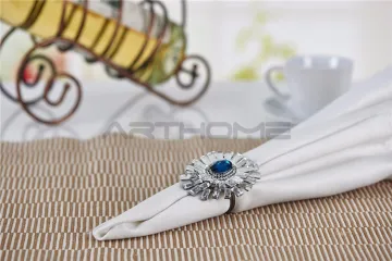 Crystal Napkin Ring In Many Colors For Wedding Metal Napkin Ring
