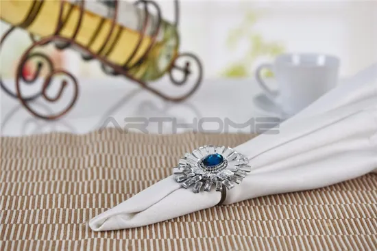Wholesale Royal Hotel Dining Design Porcelain Napkin Rings Acrylic Napkin Rings