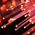 Optical end glow fibres