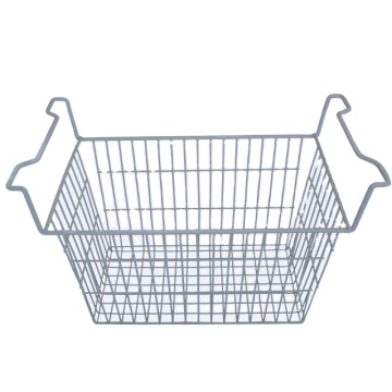 Plastic Coating Freezer Basket with Handle for Deep Storage in Refrigerator/Fridge