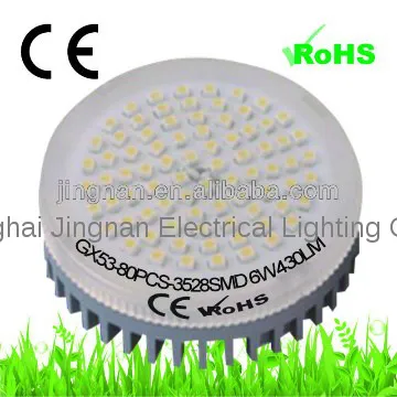 GX53 Under Cabinet Lights 3528SMD 5050SMD CFL 6W