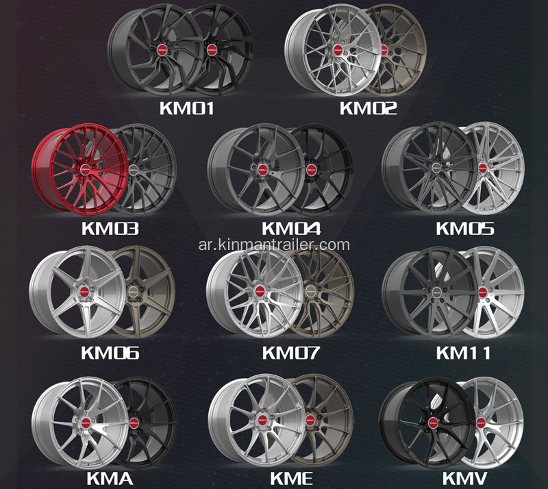 مخصصة عجلات مزورة خفيفة الوزن للسيارة الرياضية