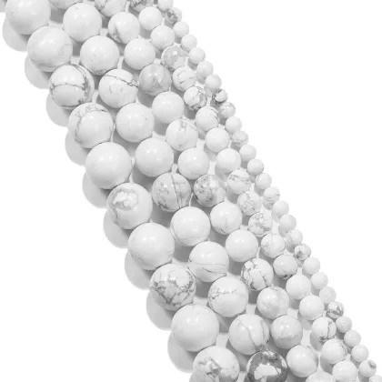 Natural White Turquoise Jewelry White Turquoise Loose Beads