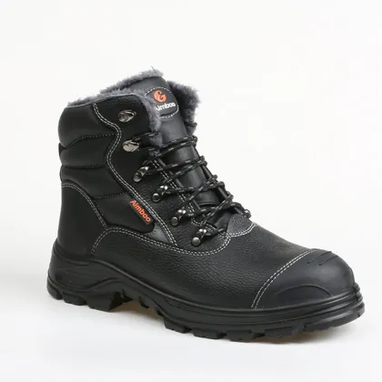 FT1013 Men's Safety Work Shoes: Metal Toe Cap Woodland Leather Work Boots