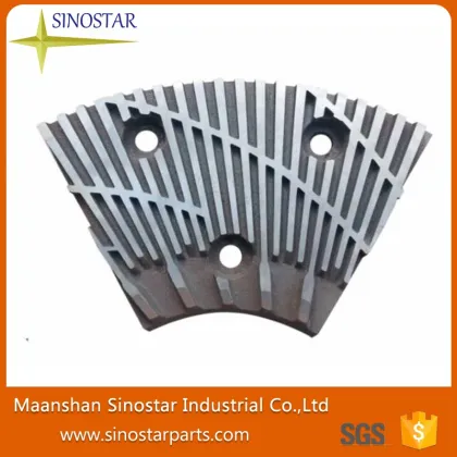 paper and pulp industry refiner plate