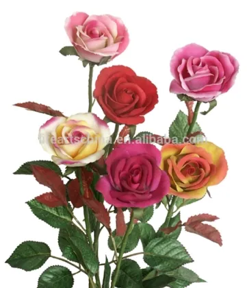 rose flower, 65cm artificial rose flower, long sterm silk flower, artificial rose