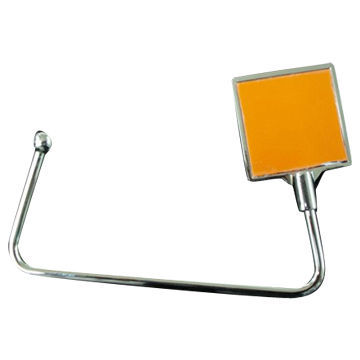 Purse/Bag Hanger, Made of Zinc Alloy, Available in Various Shapes, Sizes and Customized Logos