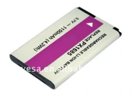 Camcorder battery for TOSHIBA PX1685 Camileo S20