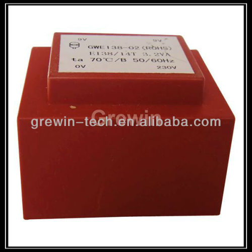 power rating 23va 30va 35va 40VA EI60 Encapsulated Signal isolated transformer