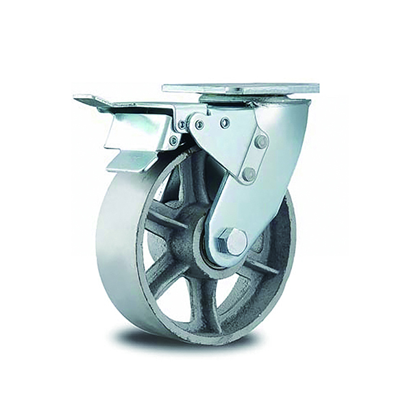 Heavy Duty Total Brake Iron Casters