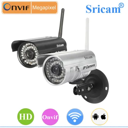 Sricam SP013 Infrared Night Vision High Definition 3.6mm Waterproof Bullet IP Camera with Onvif Protocal