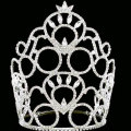 new design rhinestone and crystal flower girl tiara