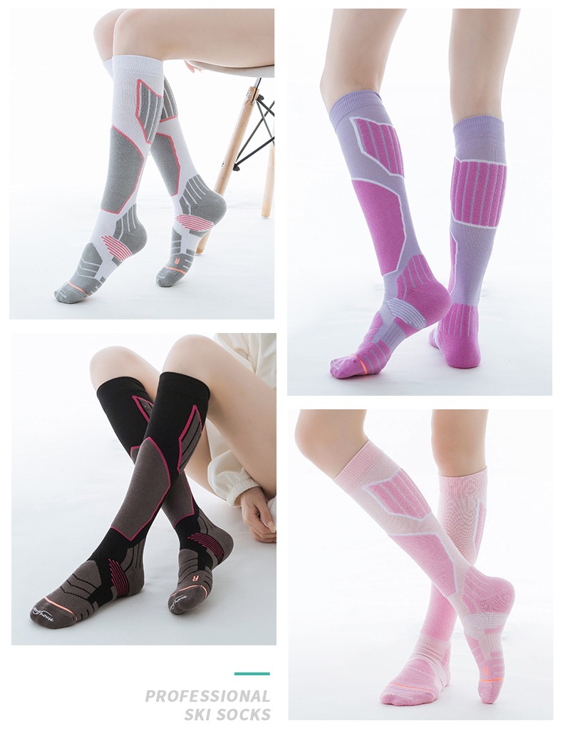 Wool Snowboard Outdoor Sports Warm Long Socks
