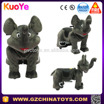 Hot sale elephant coin operated walking animal rides for kids