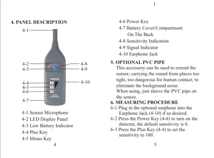 LANDTEK ULD-586 Ultrasonic Gas Leak Detector