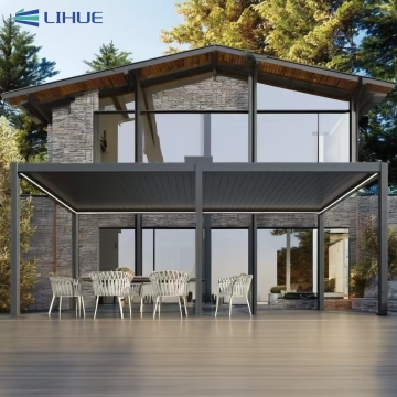 Modern Luxury Aluminium Alloy Gazebo with Metal Arches