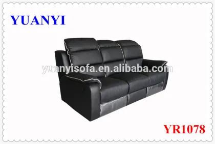YR1078 Home furniture sofa Recliner sofa with headrest functional
