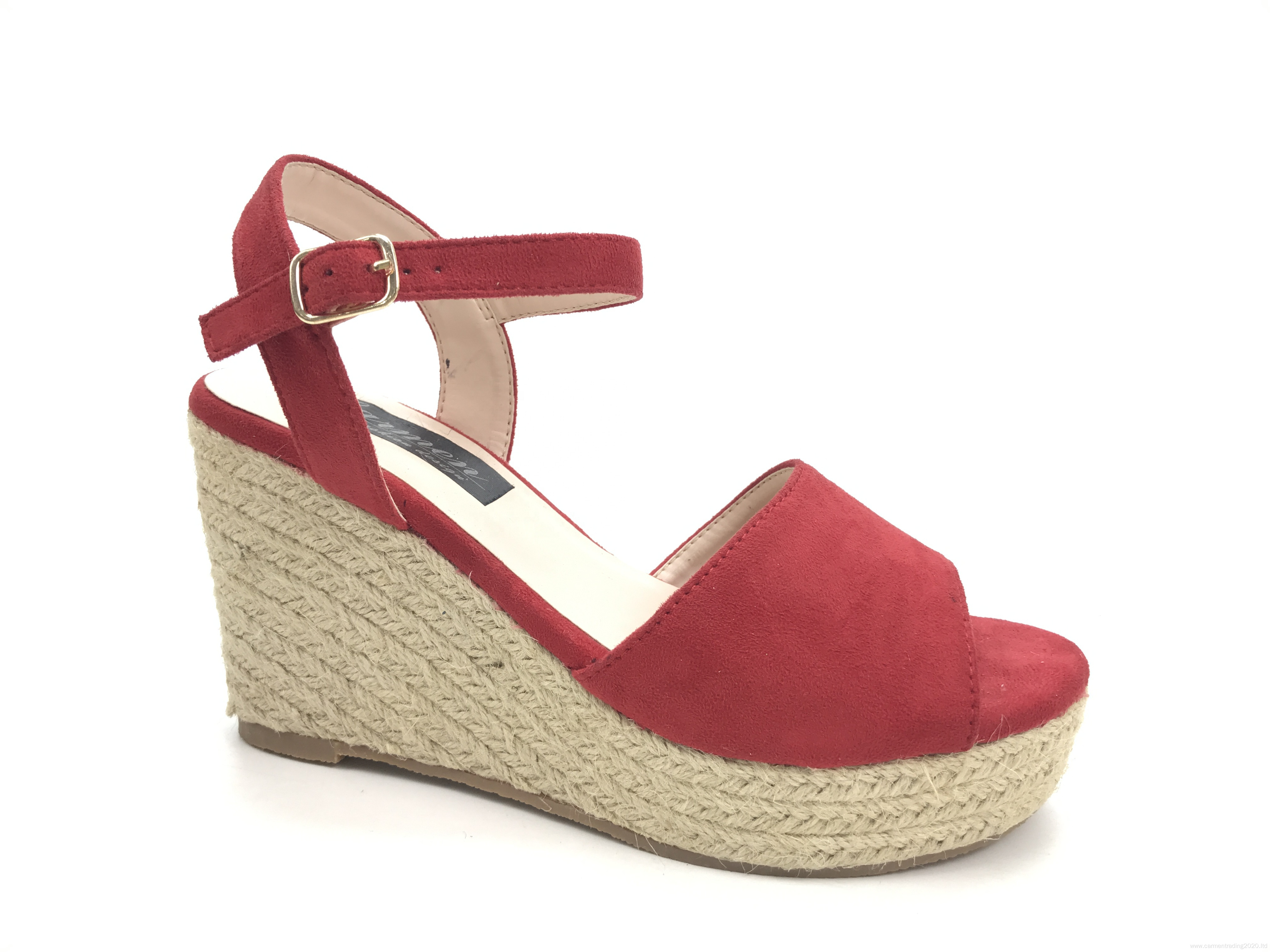 Women Open Toe Buckle Strap Espadrille sandals