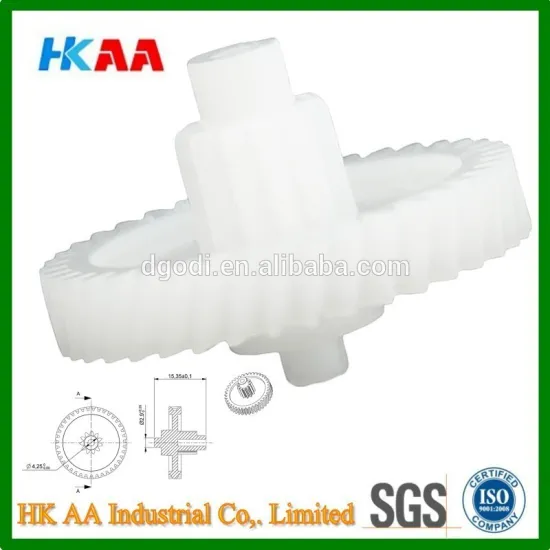 Customer machining plastic pinion helical gear, nylon helical gear