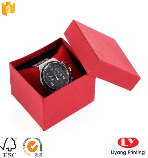 jewellry paper watch box with pillow