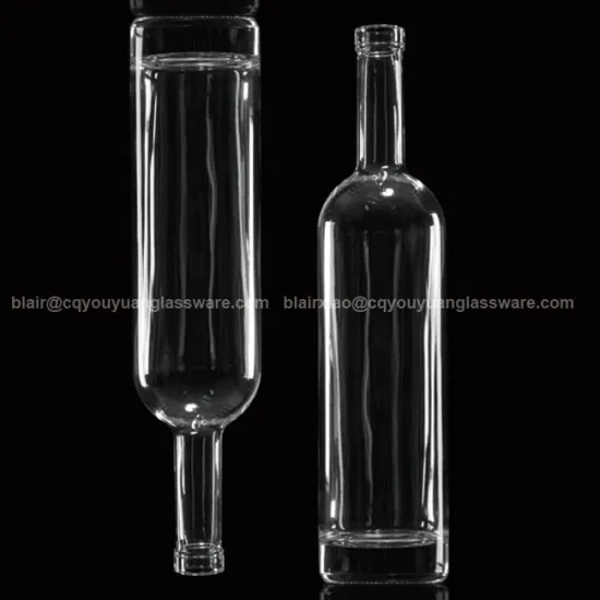 Round 75cl vintage style Ice Wine Glass Bottle