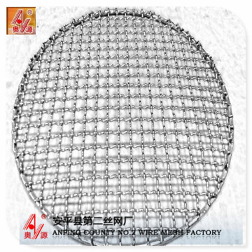 Anping galvanized/ stainless steel crimped barbecue grill wire mesh / crimped wire mesh