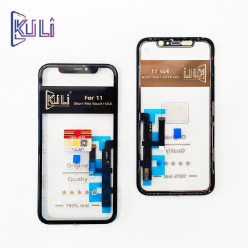 KULI Original iPhone 11 XR Screen Replacement - Broken LCD Display Repair Kit with Touch Glass and OCA Frame
