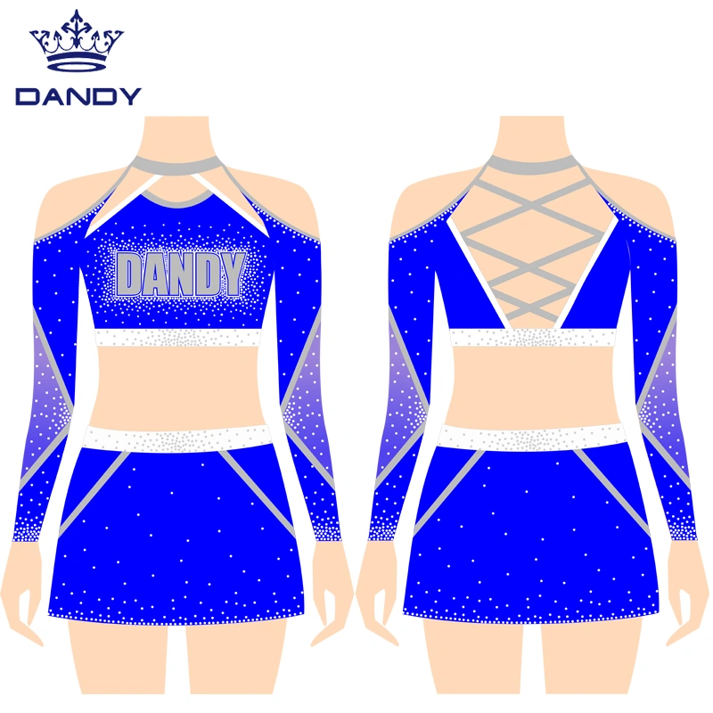 Custom cheap cheer apparel all star cheerlaeding uniform China Manufacturer