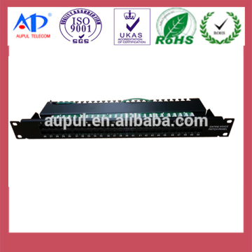 19" Cat 5e 24 Port Patch Panel RJ-45