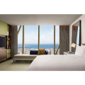 Muebles de dormitorio de hotel de lujo de madera maciza personalizada personalizada