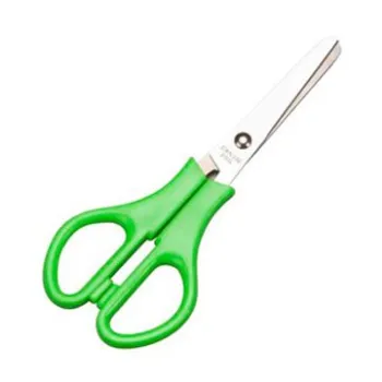 Student Scissor, Made of Stainless Steel with Plastic Handle