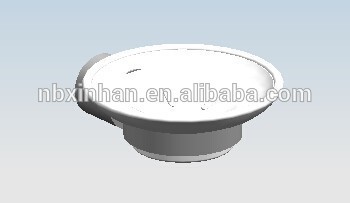New design contemporary bathroom wall fitting accessories chrome plating brass soap dish