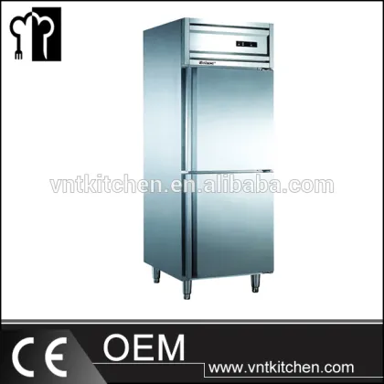Static Cooling Commercial Double Door Refrigerator