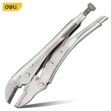Deli DL109010 tools professional round jaw lock-grips 10inch locking plier