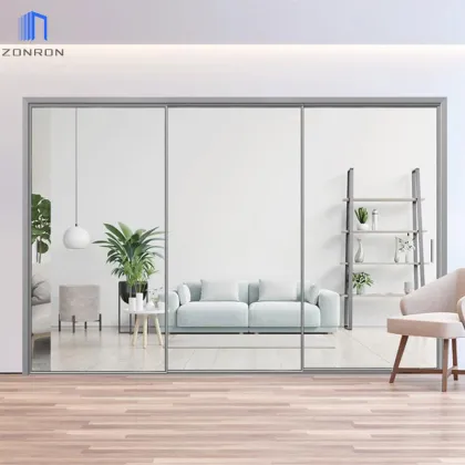 Customized Aluminum Sliding Doors and Windows: Zonron Factory's Large Glass Sliding Door Solutions