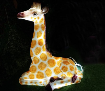Simulation Giraffe E Lichter
