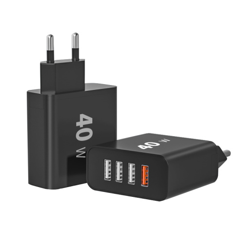 40W Durável 4port QC3.0 Adaptador de energia