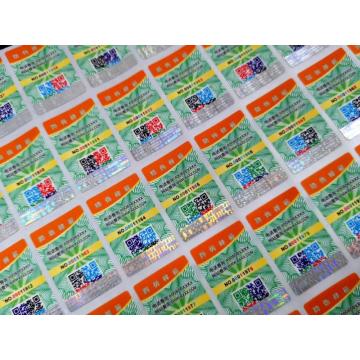 Veranderende kleur QR-code Hologram Sticker