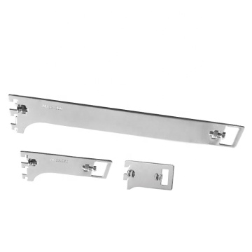 Chrome M183 Slatwall Metal Brackets