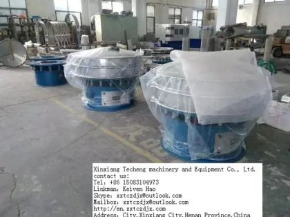 rotary vibrating screen for titanium ore